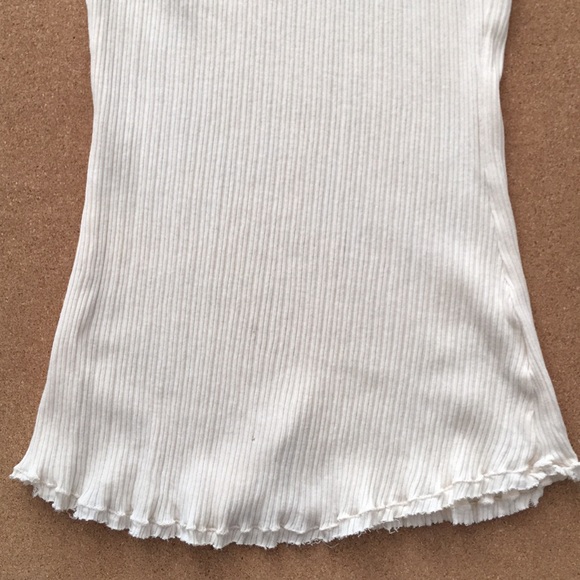 Aritzia Wilfred Cream Lace Wifebeater Camisole - Picture 3 of 8